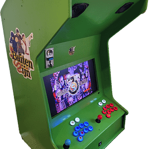 arcade cabinet buitenzijn green